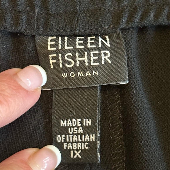 Eileen Fisher | 100% Merino Wool Black Dress Pants - Picture 3 of 5